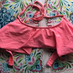 FOREVER 21 pink coral bikini top